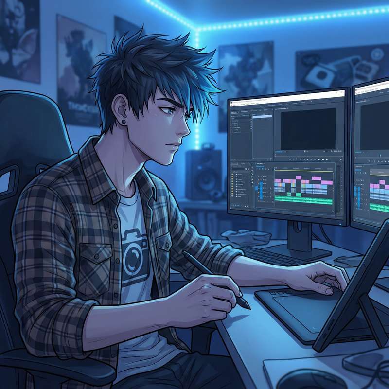 91视频剪辑师陈浩然